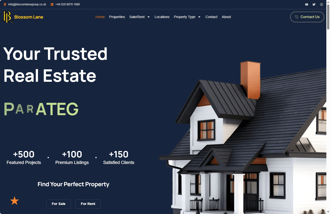 Blossom Lane Group project preview